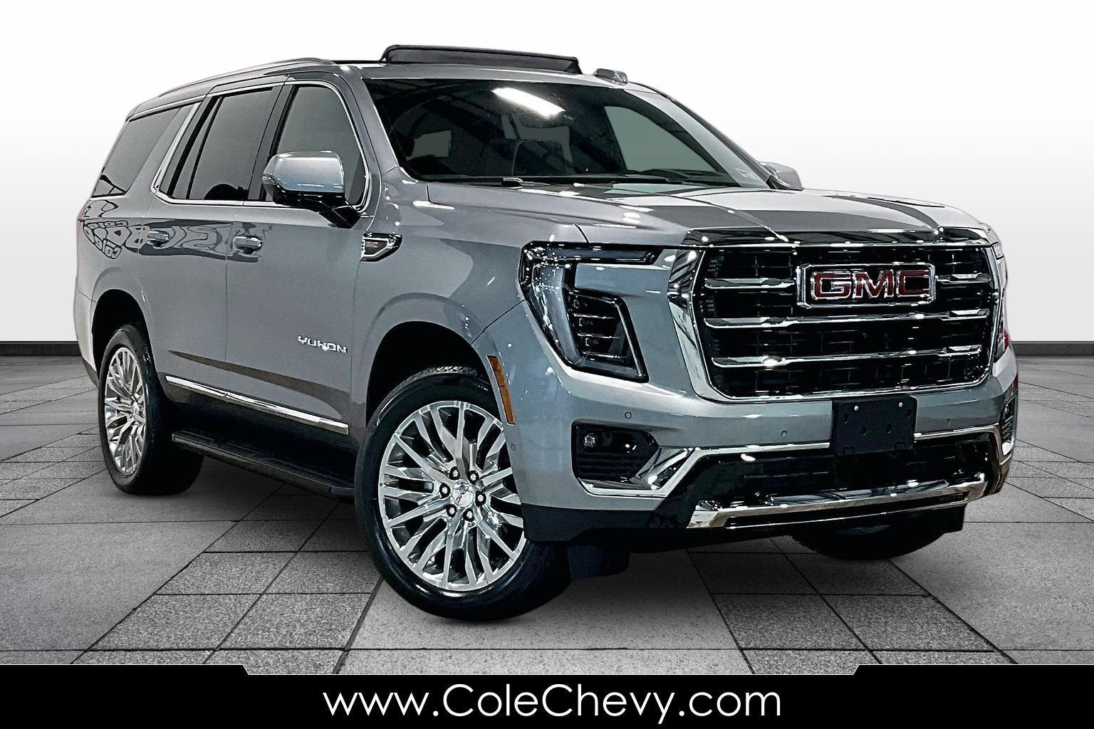 2026 GMC Yukon Elevation in Sterling Metallic — front three-quarter view