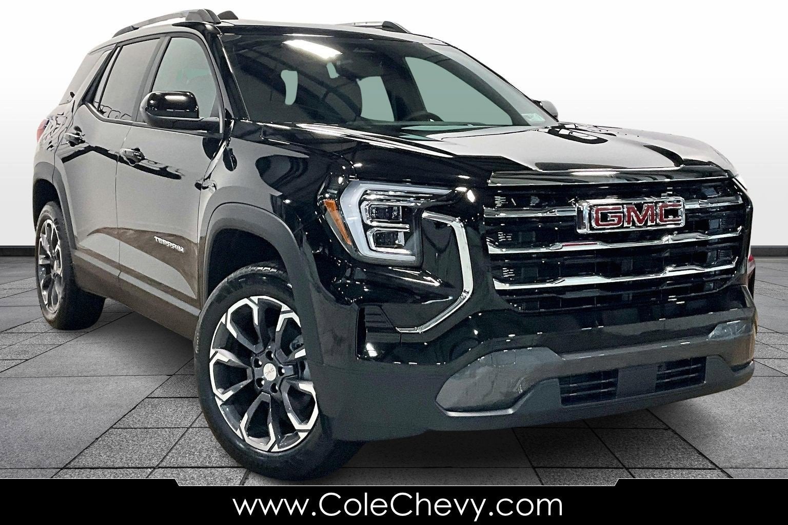 2026 GMC Terrain Elevation in Ebony Twilight Metallic — front three-quarter view